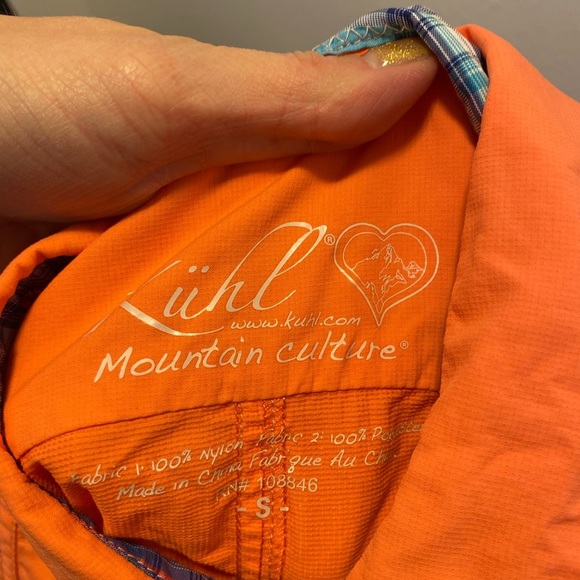 2 FOR $20 Kuhl Neon Orange Shirt Dress Size S Small - Picture 5 of 5